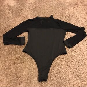 NWOT Womens Black Body Suit